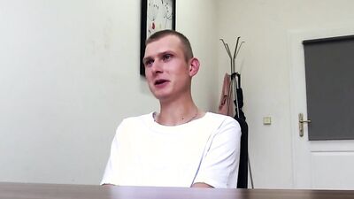 DIRTY SCOUT 213 - Pale Amateur Man Sucks & Fucks For A Job Opportunity