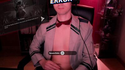 Sex With Devil : Enjoying gameplay and playng with my big cock on Live