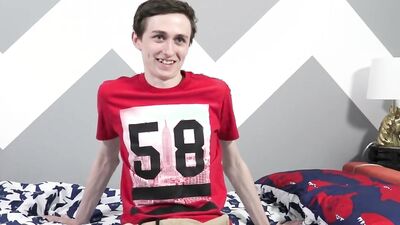 Twink Jacob Jones interviewed before sucking cock 69