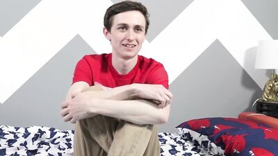Twink Jacob Jones interviewed before sucking cock 69