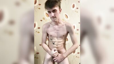 How did I fucking cum, this young guy caught the strongest buzz from jerking off