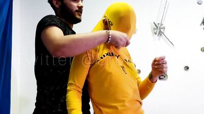 Blonde Guy Is Spanked And Wedgie