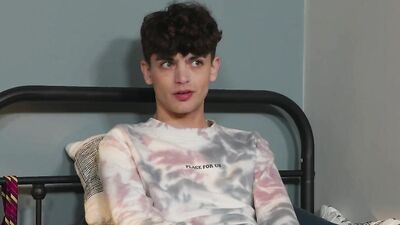 College Twink Joins In Hot Rommie's Fuckfest