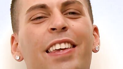 Tattooed British amateur Lui stroking his enormous hard cock