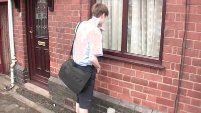 Skinny European schoolboys Ash Williams and Dicki Skye fuck