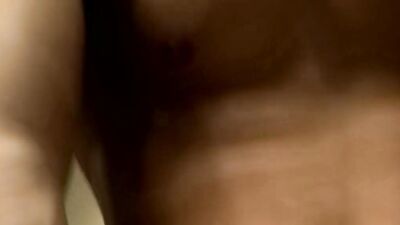 Athletic jock Zack Randall masturbates and cums on his abs