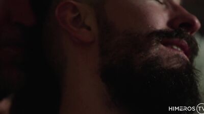 Cock hungry fellas are having fun in this gay orgy video