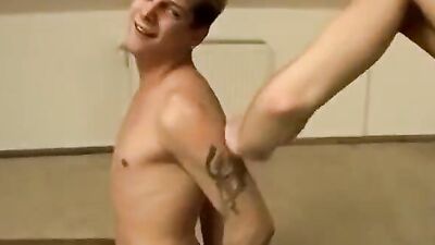 Chap's ass is getting spanked hard by his horny boyfriend