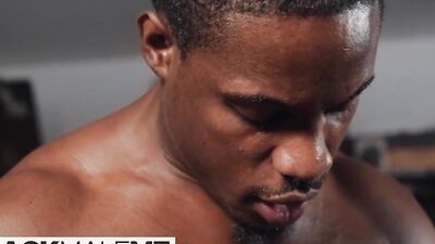 Deangelo Jackson is drilling his buddy's tight ass with his BBC