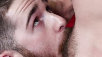 Dustin Steele is filling boyfriend's mouth with his big shaft