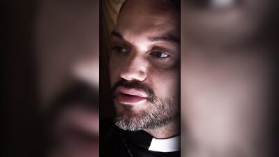 Ryan Jacobs wraps his tight ass around priest's hard johnson