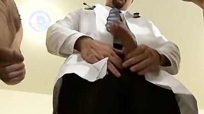 Horny dudes are having fun in this hot gay 3some