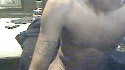 Dude strokes his huge dong in this solo amateur video