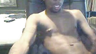 Dude strokes his huge dong in this solo amateur video