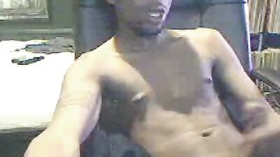 Dude strokes his huge dong in this solo amateur video