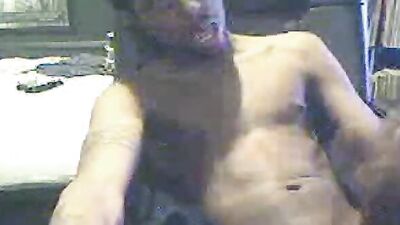 Dude strokes his huge dong in this solo amateur video