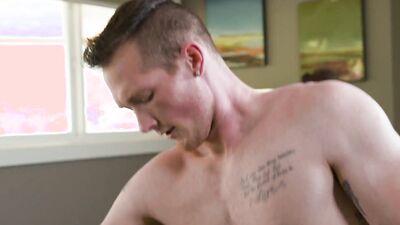 Cute lad Carter Woods is bonking with his cute stepbrother Jackson