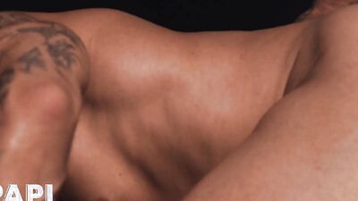 Papi - Damien Crosse Ties Up Rikk York In The X Frames, Wearing Leather Makes His Fantasy Real