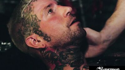 Dom Daddy Breeds Tatted Sub Bitch - Andrew Delta, Ryan Sebastian - FistingInferno