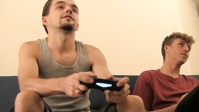 Kinky Marcus Rivers sucks Rim Shots dick after losing a game