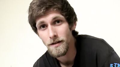 Cute straight thug Apollo Delion rubs his dick solo and cums
