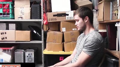 Security Officer Has To Teach The Handsome Thief A Lesson