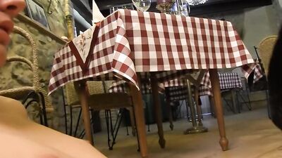 Adorable twink Aaron Aurora seduces his waiter Tyler James