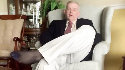 66 year old Birthday boy masturbating