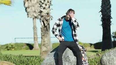 Skaterboy Bangs Out Hunk Stranger