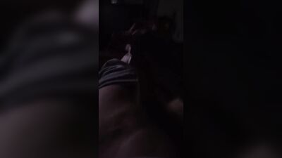 Sunny Smoker fetish jerking edging a cigarette while jerking thick cock into explodes a big load