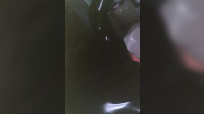13 min breathplay in latex mask with electric stimulation