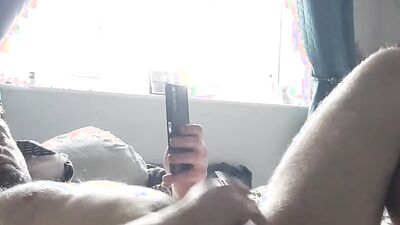 Oily exploding cock shoots cum 2 foot in the air