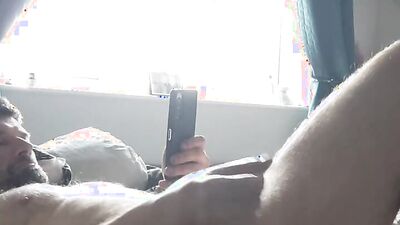 Oily exploding cock shoots cum 2 foot in the air