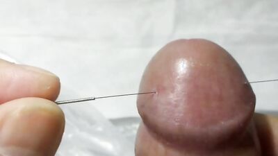 CBT needling penis