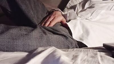 Handjob before work