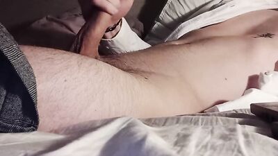 Handjob before work