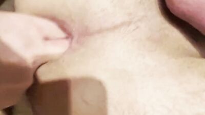 slutty businessman get his ass fingered fucked in tie while having locked dick