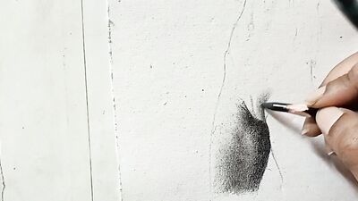 Erotic Art of a Sexy Nude Fit Latina Showing her clean shaved Pussy Unintensional ASMR