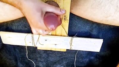Edging, Balls Tied, Separated & Clamped, Double Cum, Ruined by taking Clamps off