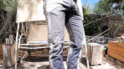 Pissing jeans and work boots