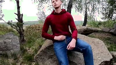 jerking off in a chic place