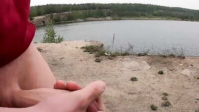 jerking off in a chic place