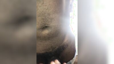 I play with my hot big black cock