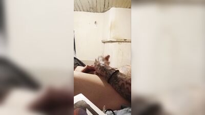 White guy Jacking till he cums