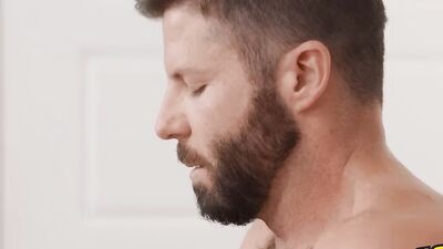 SEAN CODY - Holden Lets You Feast Your Eyes On His Muscular, Hairy Chest While He Masturbates