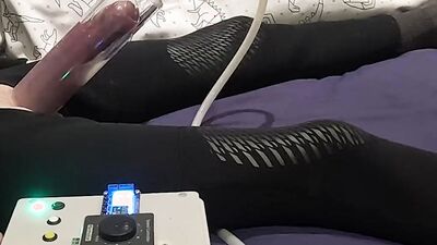 Pump and cum - Milked by the machine.