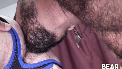 BEARFILMS Hairy Alessio Romero Breed With Daddy Derek Silver