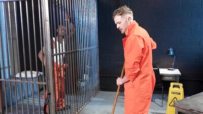 Inmate Lets Himself GET FUCKED HARD By A STEAMING HOT BLACK COCK