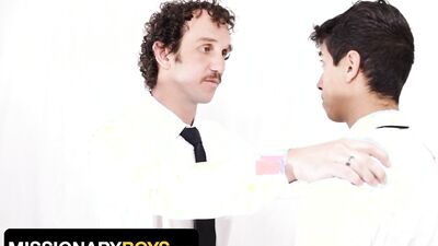 Dirty Priest Performs The Holy Ass Rimming Ritual On An Innocent Altar Boy - MissionaryBoys
