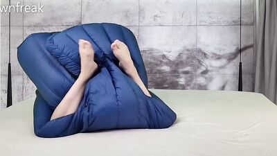 Feathered Friends Down Comforter Huming with Cum